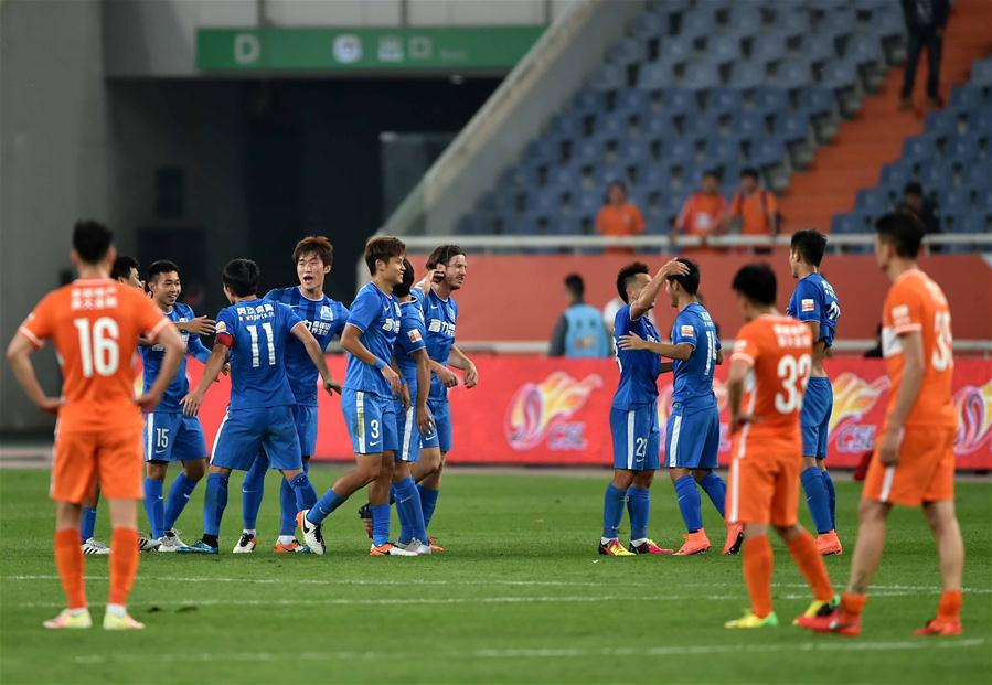 山东鲁能主场比完胜广州富力